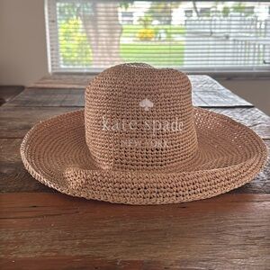 Kate Spade Woven Brown Hat